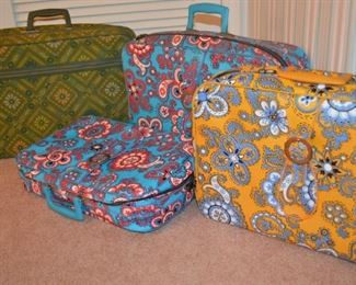 1960's Groovey Plastic Suitcases