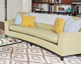 Wonderful curved couch from West Elm