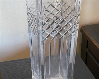 crystal vase