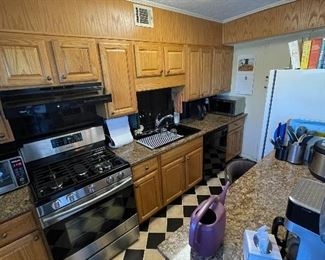 Note: Large kitchen appliances are not for sale.  Other equipment pictured ie coffee maker, microwave, etc- is for sale. 