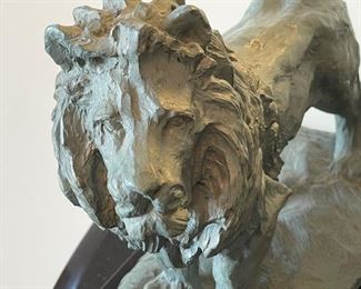 Bookends developed from Edward Kemeys’ Lions, 1893 from the Art Institute of Chicago’s collection.

Iconic guardians of the Art Institute of Chicago, the Lions have stood at the Michigan Avenue entrance since the building’s inaugural year. 