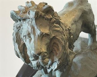 Bookends developed from Edward Kemeys’ Lions, 1893 from the Art Institute of Chicago’s collection.

Iconic guardians of the Art Institute of Chicago, the Lions have stood at the Michigan Avenue entrance since the building’s inaugural year. 