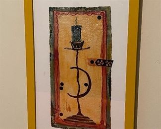 Original Wall art from Barcelona, Spain (Spain's Catalonia Region), Signed.