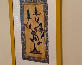Original Wall art from Barcelona, Spain (Spain's Catalonia Region), Signed.