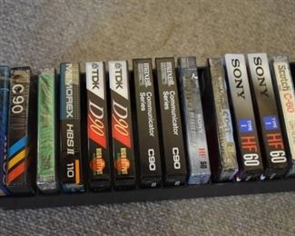 Lot of Assorted Blank Audio Cassette Tapes - Brand New and Sealed in Packaging