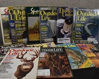 Lot of 16 American Hunter, Sporting Classics, Ducks Unlimited and Outdoor Life Magazines