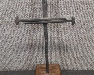 Vintage Cross of Nails From Coventry Cathedral, England | Oral Roberts Evangelist Association Inc. | 8.75"x4.5"x2.5"