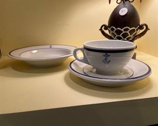 Dishes w Navy insignia