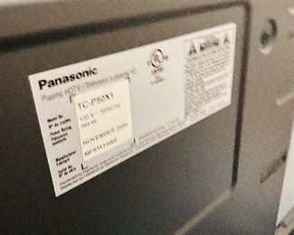 $80
50” PANASONIC TV / 2009