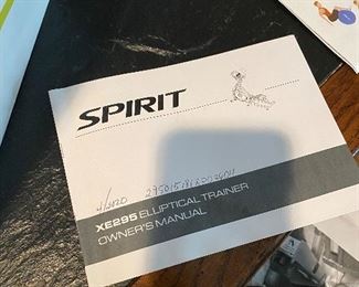 $600
SPIRIT XE295 ELLIPTICAL
70”L x 22”D x 63”H