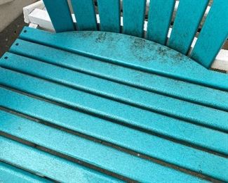 $250
BERLIN GARDENS ADIRONDACK CHAIRS WITH FOOTRESTS AND SMALL TABLE