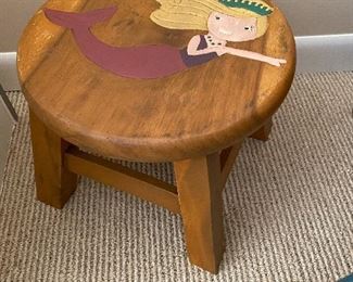 $10
KIDS SMALL WOODEN MERMAID STOOL