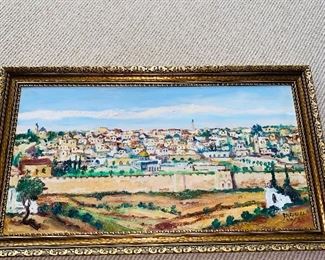 $300
OIL ON CANVAS PAINTING BY “ROSENBERG”
32”L x 18.5”H