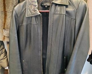 $60 ELLEN TRACY LEATHER JACKET