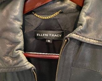 $60 ELLEN TRACY LEATHER JACKET