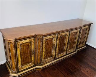 $250
VINTAGE DREXEL HERITAGE WOODEN BUFFET WITH SWIRLS- COMES WITH PADS
