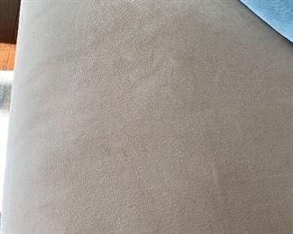 $850
VANGUARD FURNITURE SOFT CREAM VELVET FABRIC WITH DUCK FEATHER / DUCK DOWN FILLED CUSHIONS
LEFT SIDE LOUNGER SECTIONAL SOFA
120”L x 68”W x 35”H