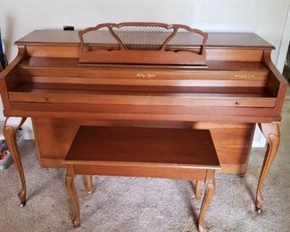 Lovely Piano - it needs tuning - but it has no broken strings or keys.  "Betsy Lynn" by The Grand Piano Company - $200.