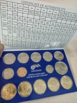 uncirculated coins