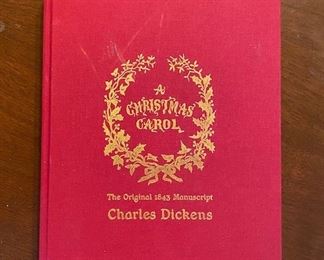 A Christmas Carol by Charles Dickens (The Original 1843 Manuscript Copied in his handwriting.)
