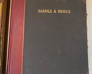 Saddle & Bridle Magazine Bound Volume Spindletop Stables