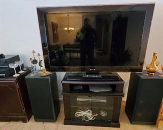 Huge TV, dvd player,  vcr samsung, LG, sony and more