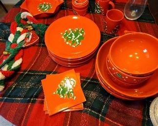 Christmas china set