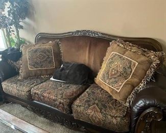 Chenille living room furniture