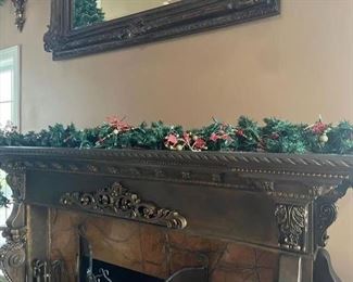 Lighted Christmas garland