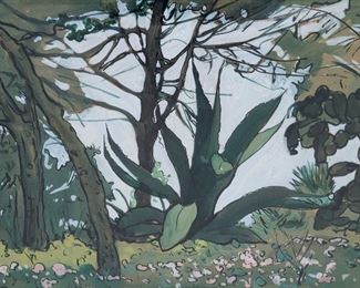 Jane Peterson French gouache