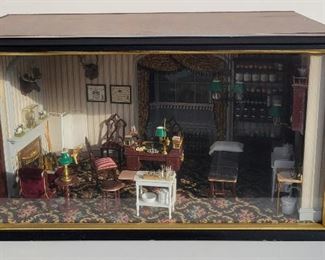 Eugene Kupjack Studios roombox diorama 3-D dollhouse MD Surgeon Doctor's office