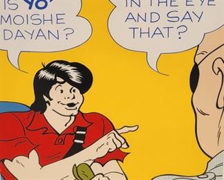 Al Capp limited edition Pop-Art comic graphic