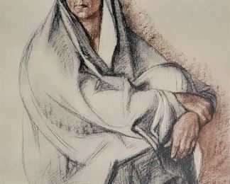 A second Zuniga pastel in the sale