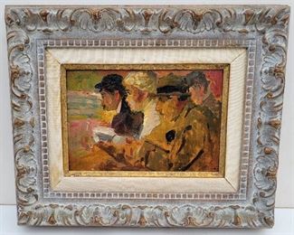 One of four Elie Anatole Pavil French Impressionist petite maitre oils in the sale.