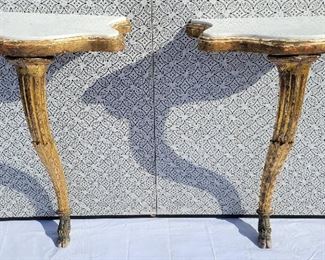 One of eight lots of Mizner Era lighting and lobby furnishings from Lermitage Palm Beach including chandeliers, consoles, sconces, mirrors and more.