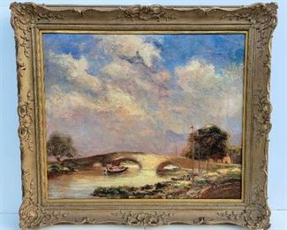 Exhibited Thomas Mostyn British painting.