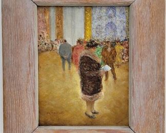 Widely exhibited Arnold Friedman museum painting.