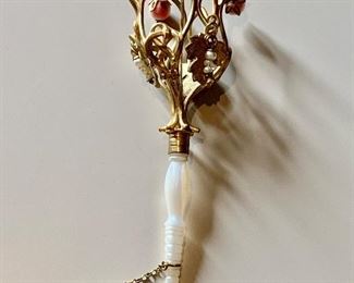 Antique posy (bouquet) holder