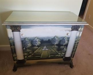 Hand Painted 3 drawer Chest