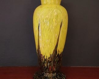 Schneider glass vase