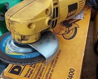 Dewalt angle grinder