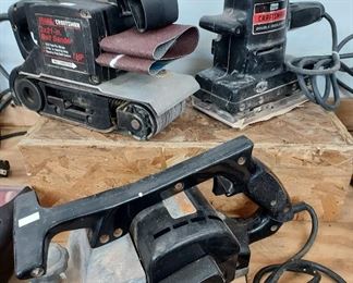 Craftsman belt and palm sanders
