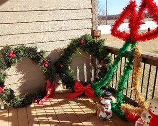 Extra large x-mas decorations