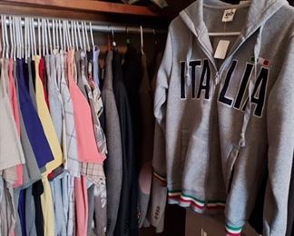 High end men's clothing, sizes L and XL