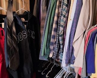 High end men's clothing, sizes L and XL