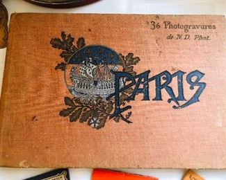 Vintage book of Paris