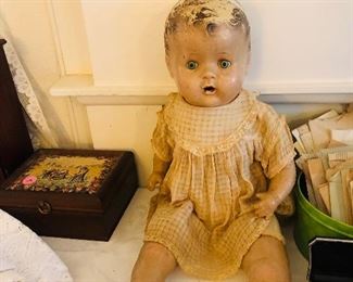Vintage crying doll