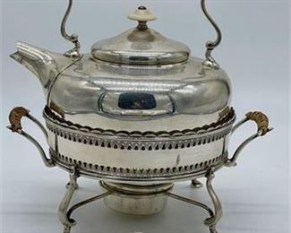Lot 006
Sterling Tea Pot on Stand