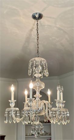 Lot 100
Waterford Style Crystal Chandelier