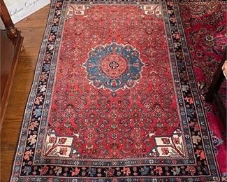 Lot 106
Persian Rug with Blue Medallion